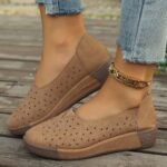 Foreign trade flat-bottomed casual hollow mother's shoes - Image 6
