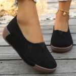 Foreign trade flat-bottomed casual hollow mother's shoes