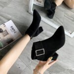 Korean autumn and winter new pointed - Image 6