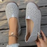 Foreign trade flat-bottomed casual hollow mother's shoes - Image 4
