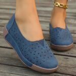 Foreign trade flat-bottomed casual hollow mother's shoes - Image 3