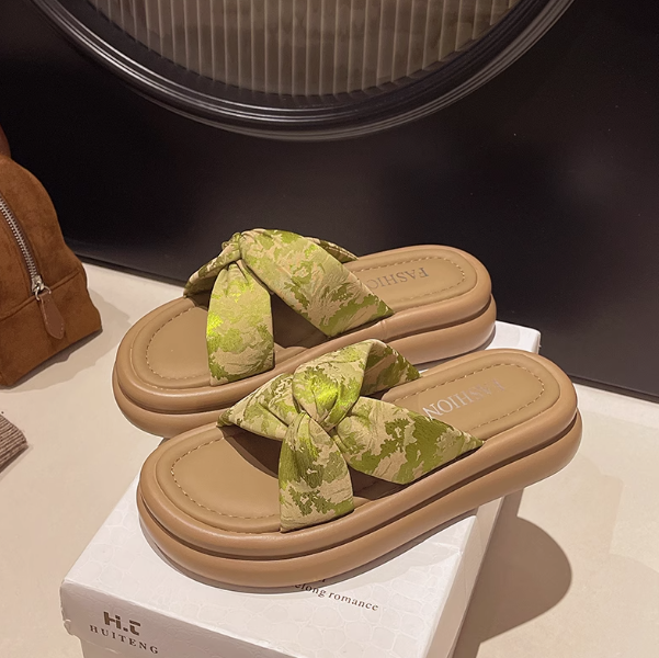 New Chinese style cross sandals