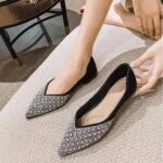 French pointed toe shoes women's