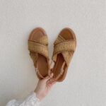 style student cross strap Roman shoes flat shoes for women - Image 4