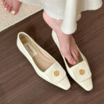 women 2025 spring flat heel soft leather shoes