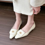 women 2025 spring flat heel soft leather shoes - Image 3