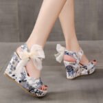 Fish Mouth Large Size Wedge Heel Sandals Women - Image 6
