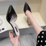 Rivet half slippers for women summer outdoor wear - Image 3