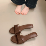 French simple leopard print flip flops - Image 3