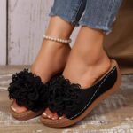 leisure retro flower lightweight leisure sandals for women