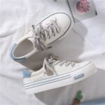 spring breathable student shoes height-increasing platform casual canvas shoes women's - Image 2