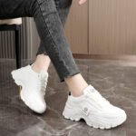 sports leather height increasing shoes women's shoes student fashion Korean style - Image 5