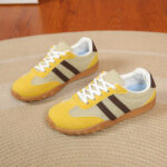 non-slip soft bottom mesh breathable ladies retro splicing Dexun Forrest Gump shoes