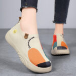 Beijing cloth shoes trendy painted casual shoes polyurethane soft sole - Image 2