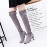 European and American over-the-knee boots high heels women's boots large size foreign trade boots - Image 5