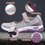 Women's shoes all-match summer Velcro middle-aged and elderly mothers' shoes - Image 5