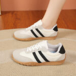 non-slip soft bottom mesh breathable ladies retro splicing Dexun Forrest Gump shoes - Image 3