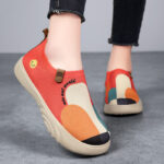 Beijing cloth shoes trendy painted casual shoes polyurethane soft sole - Image 3