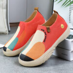 Beijing cloth shoes trendy painted casual shoes polyurethane soft sole