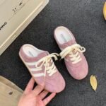 New Women's Shoes Women's Sneakers Student Shoes White Shoes Low-Top Round Toe Straps - Image 5