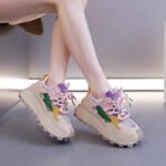 Niche design color matching fashion dad shoes women 2025 - Image 2