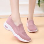women's shoes thick-soled flying woven shoes shoes casual slip-on height-increasing shoes - Image 6