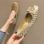 Breathable Work Flat Thick Heeled Soft Sole Non-slip Small Size Single-layer Shoes plus size Women's Shoes - Image 6