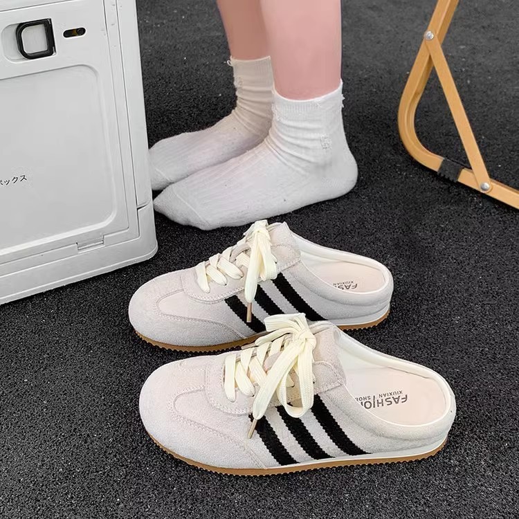 O1CN01dZIDpF1G9EMppXcBo_!!2216732290579-0-cib New Women's Shoes Women's Sneakers Student Shoes White Shoes Low-Top Round Toe Straps - Image 1