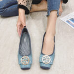 spring bean shoes pregnant women's one-step low-mouth driving shoes all-match for all seasons - Image 6