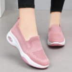 women's shoes thick-soled flying woven shoes shoes casual slip-on height-increasing shoes - Image 4