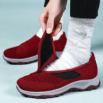 comfortable mother's shoes, breathable and non-stuffy women's shoes, Velcro mesh shoes - Image 3