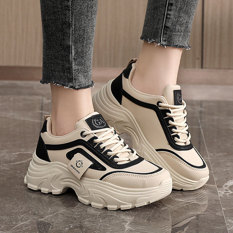O1CN01mGhdYv1kitfOS4RfQ_!!2608404718-0-cib sports leather height increasing shoes women's shoes student fashion Korean style - Image 1