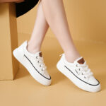 summer solid color heightened thin bottom shoes versatile leather surface wear-resistant versatile - Image 6