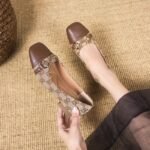 New Entry Light Luxury Retro Thick Heeled Four Seasons Single-layer Shoes Mary Jane Women's Shoes - Image 6