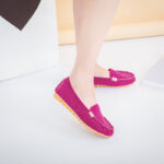 European and American women's 2025 autumn shallow-mouth toe shoes flat-heeled shoes women's slip-on shoes lazy shoes - Image 8