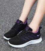 sports shoes versatile casual shoes fly woven mesh shoes - Image 3