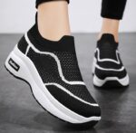 Women's autumn new thick-soled casual shoes, soft-soled comfortable height-increasing shoes