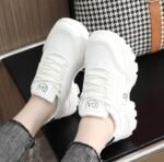 sports leather height increasing shoes women's shoes student fashion Korean style - Image 2