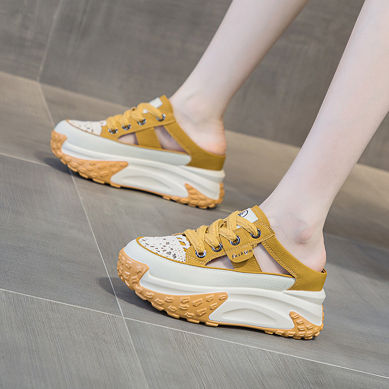 O1CN014INpXm1xPk2B21MNL_!!2216555066436-0-cib Women's genuine leather new style, trendy and popular thick-soled white sneakers. - Image 1