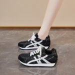 women's platform sneakers, student sports running  casual shoes - Image 4
