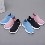 Women's new spring and autumn fashion casual sports shoes, single shoes wholesale, breathable trendy mesh flyknit sports women's shoes - Image 5