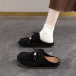 New Style Half-Touch Birkenstock Shoes Women's Loafers Single Shoes - Image 6