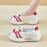 Korean style women's sneakers, student running sports casual shoes