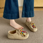 New Style Full-Coverage Birkenstock Women's Loafers Single Shoes - Image 3