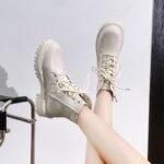 Women's Martin boots, British style, thick-soled, thin single boots - Image 6