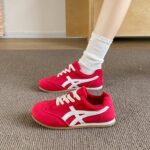 new style, student lace-up running sneakers, versatile German training shoes - Image 3