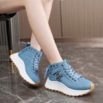 Korean style new chunky sneakers for women, student sports Shoes - Image 5