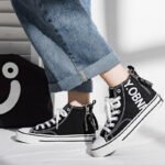New high-top canvas shoes for women, ulzzang style, versatile white sneakers - Image 6