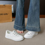 New Korean Style  Female Student Casual Transparent Mesh Versatile Half-Slippers Street Style - Image 2