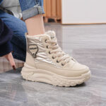 Winter New Style Fleece-Lined Shoes, Korean Style, Elegant, - Image 7